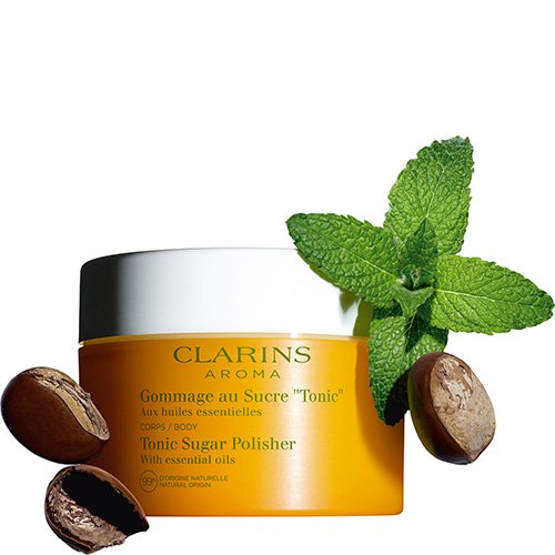 CLARINS-"Tonic" Body Scrub with Sugar